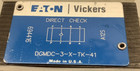 Eaton vickers Dgmdc-3-x-tk-41  Direct Check Valve    new  