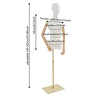 Female Mannequin Female Dress Form Display Adjustable Height Female Mannequin