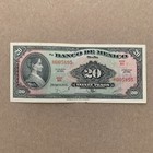 1970 Mexican 20 Pesos Banco De Mexico Currency Paper Money American Banknote Co 