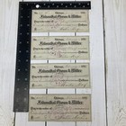 1800 s Check Lot Of 4 Chicago Felsenthal Gross Miller Bank Checks