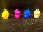 Vintage Gumball Monster Head Pencil Topper Charms Frankenstein Wolfman King Kong