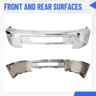 New Chrome - Front Bumper Face Bar For 2015-2019 Chevy Silverado 2500hd 3500 Hd