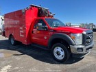 2016 Ford F-550 4wd Service Truck Fuel   Lube 2 000 Lbs Auto Crane Ec-2 Bidadoo