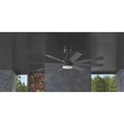 Home Decorators Collection Celene Ii 62  Indoor outdoor Matte Black Ceiling Fan