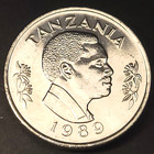 1989 Tanzania 50 Senti World Coin - Km  26 - Rabbit - Bu - 21mm Africa Animal