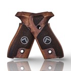 Zib Grips Wooden Series Pistol Grips For Sigsauer P229  Metal Medallion Logo