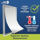 Best Pet Flap Xl Replacement Dog Door Non Pvc Flap Fits Petsafe Pac11-11040 -   