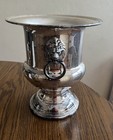 Wallace Champagne Bucket Lion Handled Silver Plated Ice Bucket Silver Vase
