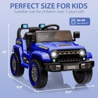 12v Kids Ride On Truck Car Vehicles Toy W  Parent Remote 3 Speeds Led Music Horn