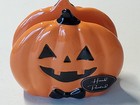 Ceramic Pumpkin Napkin Holder New
