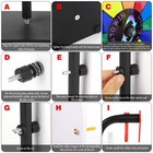 Spinning Wheel For Prizes With Stand - 12 Inch - Easy Assembly - 12 Color Slots
