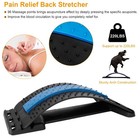 Back Massage Stretching Device Multi-level Lumbar Spinal Support Stretcher Herni