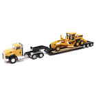 Diecast Masters Cat Ct660 Tractor Trailer   163h Motor Grader 1 87 Model 84414