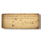 1805 Loudoun County Va Clerk Document Signed By Charles Binns Court Proved Deed