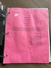 Production Used Deadwood S3 Ep3 True Colors Script   Continuity Photo In Binder