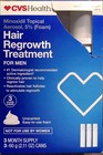 6 Month Cvs Health Men s Rogaine 5  Minoxidil Hair Regrowth Treatment  2 11oz X6