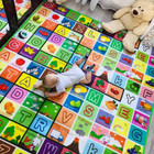 Double-sided Baby Play Mat - Educational Crawling Gym Rug For Kids