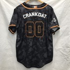 Crankdat Edm Dj Official Embroidered Baseball Jersey L Large