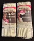 New Lot Of 5 Wrights Ivory Satin Blanket Binding   Piping   Bias Tape