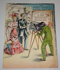 Vintage Anniversary Card  Couple With Antique Camera   6  Used