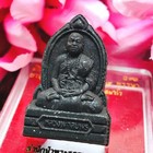 Leklai Monk Meditation Lp Somporn Immortal Black Ngern Mercury Thai Amulet 16663