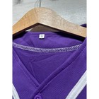 Jersey Boys Size 8 Purple White Piping Sporty Euc