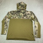Huk Performance Hoodie Mens Medium Fishing Green Kryptek Mandrake Camo Stretch