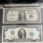 Us Historic Currency Collection   1 1935 Silver Cert    2 2003   2 1963 Red Seal