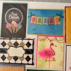 Burgoyne Birthday Cards Lot Of 12 In Cellophane High End Embellished New 3d