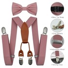 Baby Boy Suspenders And Bow Tie  Kids Bowtie And Suspenders - Adjustable