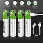 Lot  750 2600mwh Aaa Aa Battery W  Type-c Usb Rechargeable Lithium Ion Batteries