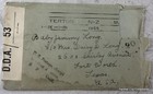 Original Wwii Postcard   Cover U s  Army Kia Ora From New Zealand Tiki Pendant