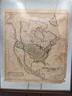 1820s Antique Map North America Morse School Geography Engraved Original  Framed