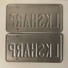 Washington State Vanity License Plate Pair set Of 2  lksharp  Expired 2008