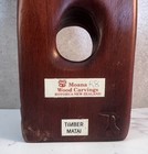 Vintage Maori Tiki Carving Matai Wood Paua Shell Eyes Moana New Zealand Signed R