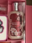 Bath   Body Works Japanese Cherry Blossom Bath Set W  Lotion  Gel  Bubble Bath