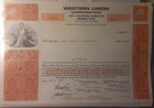 Stock Certificate 3 Shares - Western Union Corporation  11e-4418 wb1 