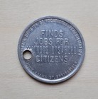 1948 Dwight Green Governor Illinois State Fair Token Jobs For Disabled Citizens