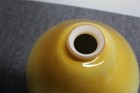 Retro Mcm Vintage Amber   Mustard Glass Cone Dome Lamp Shade 11 3 8  Diameter