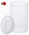 20 Pcs Clear Plastic Film Canisters With Lids   35mm Caliberempty Camera Reel Cont