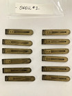 Antique Brass Reeds For Pump Organ A440 Swell  1-5 And Piccolo 4 5 6 F  To C