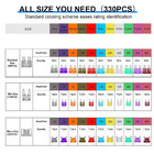 330pcs Car Fuses Assortment Kit Blade Fuses Automotive Standard mini low Profile