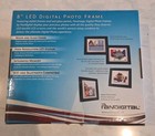 Pandigital Panimage Digital Photo Frame  new  Pi8004w01b 8-inch Led  black 