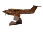C-12 Huron Army Beech Beechcraft Turbo King Air 200 Airplane Wood Wooden Model