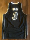 Dwayne Wade  3 Miami Heat Adidas Blackout Jersey Mens  2xl Length  2  Euc Rare