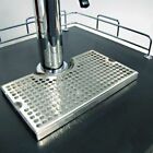 Stainless Steel Drip Tray With Cutout For Tower - Large 12  X 7  Beer Drip