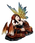 Ebros Friendship Companion Fairy With Baby Dragon Statue 5 h Fantasy