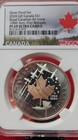 2024  1 Canada Silver Gilt Rose Gold Dollar Proof Ngc Pf69 Maple Leaf Air Force