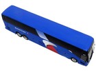 Prevost H3-45 Coach Bus  american Airlines Landline  Blue With Graphics Limited