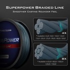 Kastking Superpower Braided Fishing 30lb 300 Yds   X4-low-vis Gray 